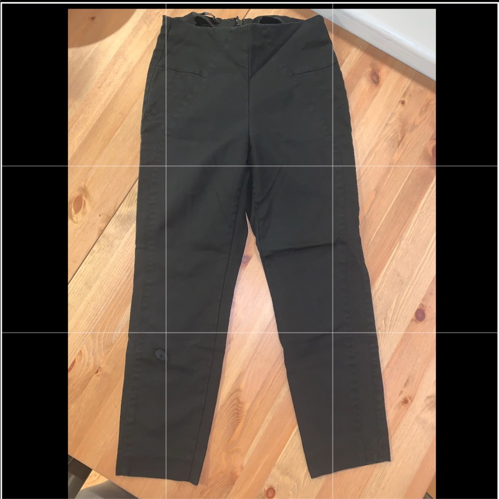Bebe black slim cigarette pants 6
